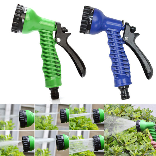 Telescopic Latex Water Hose with High-Pressure Spray Gun