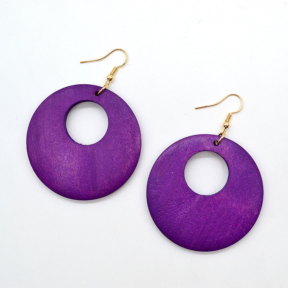 Original Fashion Wood Earrings Ornament