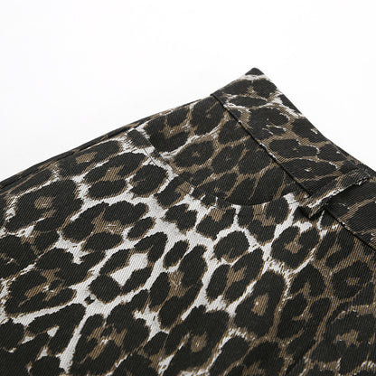 Leopard Ankle Skirt