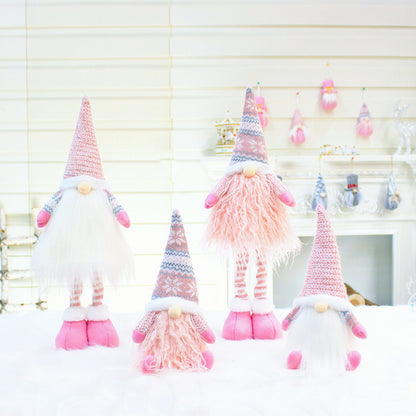 Christmas Telescopic Faceless Doll Decoration