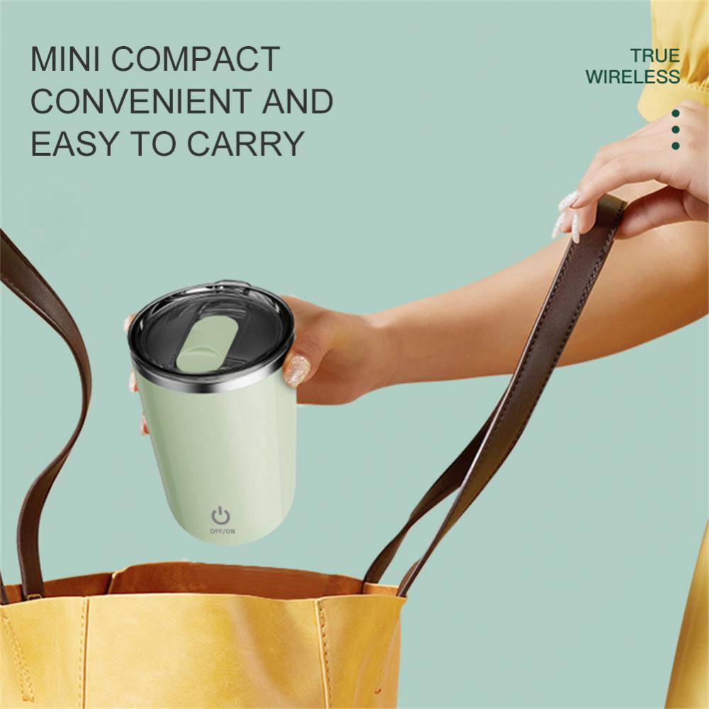 350ml Automatic Self-Stirring Mug - Electric Stainless Steel