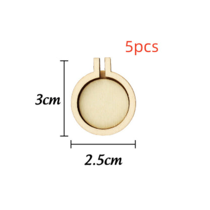 Wooden Mini Embroidery Frame Ornament