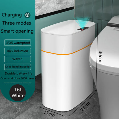 Smart Trash Can with Lid Automatic Induction