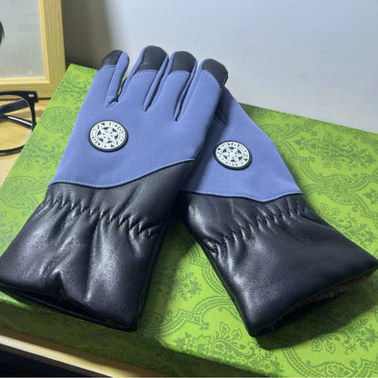 Knitted Winter Warm Open Finger Windproof Gloves