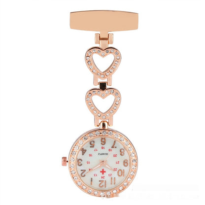 Diamond Nurse Pocket Watch