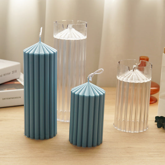 Geometric Spire Candle Mold
