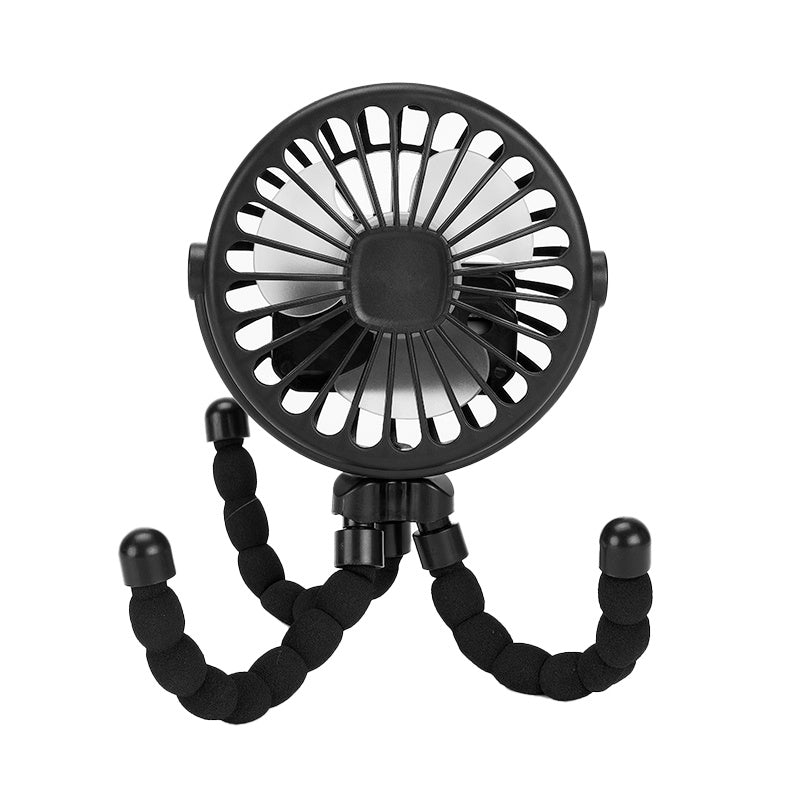 Mini Stroller Fan Portable USB Octopus