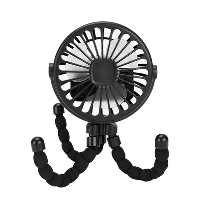 Mini Stroller Fan Portable USB Octopus