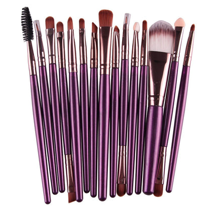 MAANGE 18-Piece Makeup Brush Set with Fan Brush – eBay Hot Seller