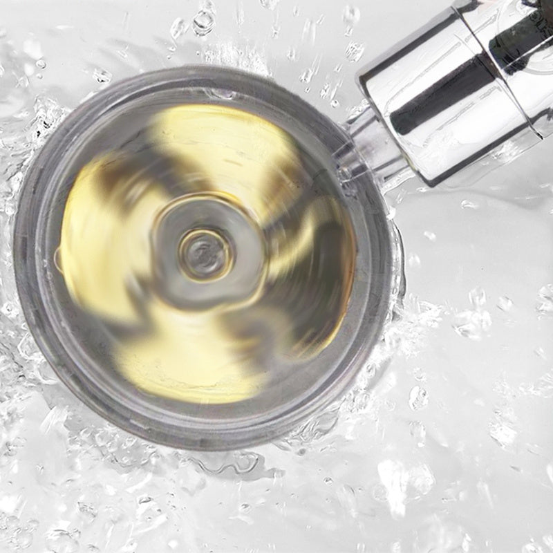 Turbo Propeller Shower Head Handheld High Pressure