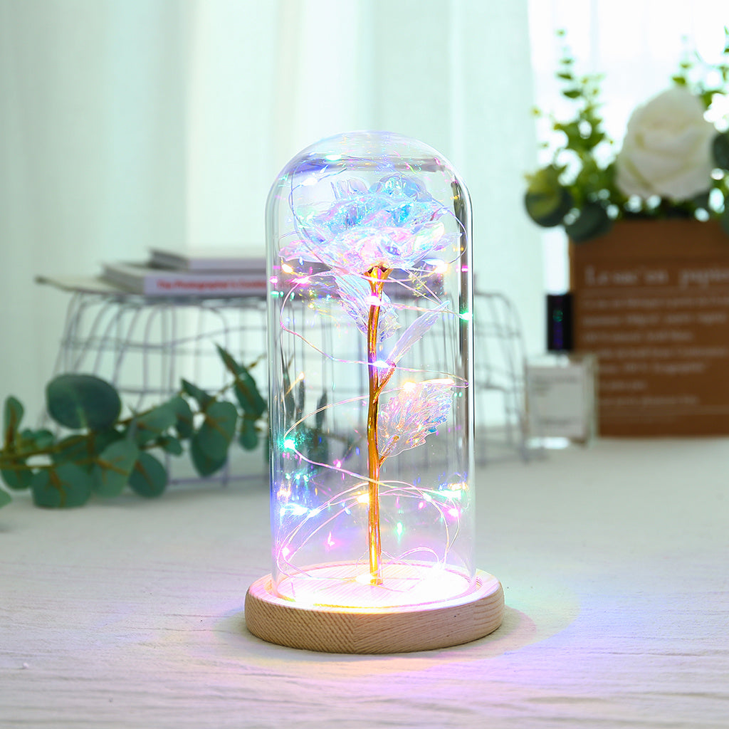 Enchanted Forever Rose LED Christmas Decor