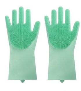 Silicone Heat-Resistant Scrubbing Gloves