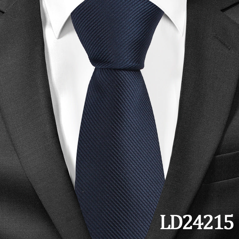 instripe Classic Polyester Tie Set, 6cm Necktie