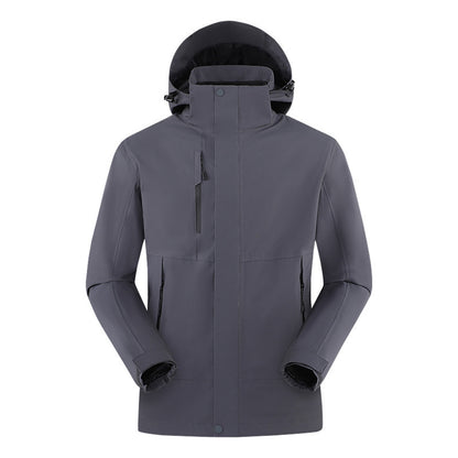 Full Heat Seal Shell Jacket Three-in-one Windproof Outdoor