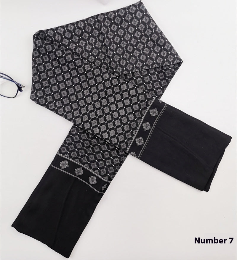 Men's Silk Cashmere Business Long Scarf
