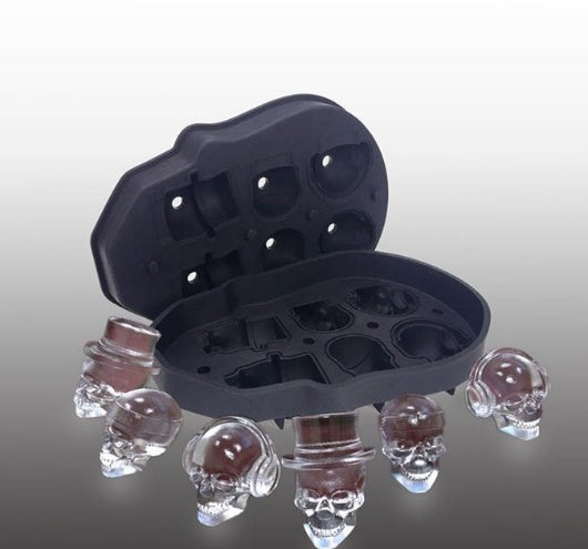 3D Skull Silicone Mold for Ice, Soap, and Chocolate