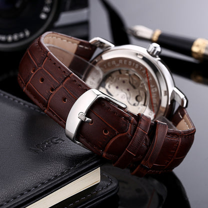 JUNMING Men's Roman Numeral Automatic Watch