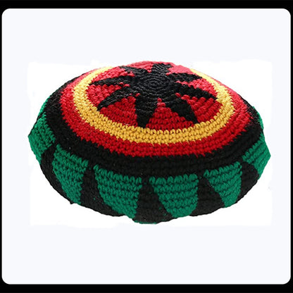 Jamaica Reggae Children Rainbow Woolen Cap