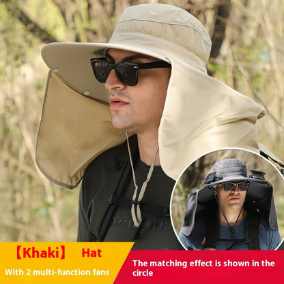 Outdoor Multi-purpose Rechargeable Fan Hat