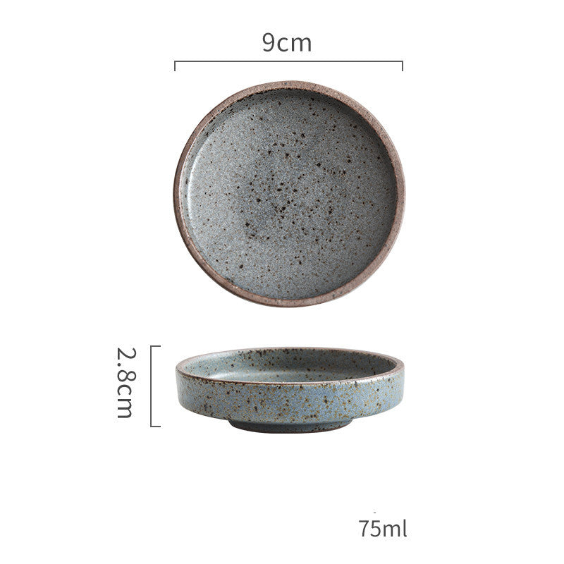 Retro Ceramic Tableware Rice Bowls Dessert Dishes