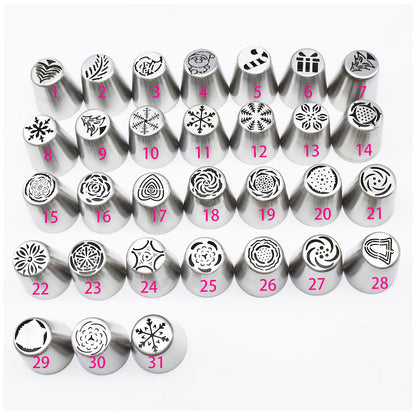 DIY Christmas Cake Decorating Tools Set 30 Pieces