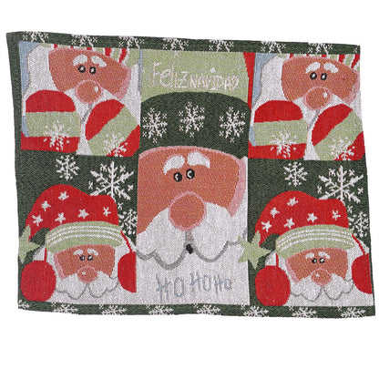 Christmas Knitted Cloth Placemats
