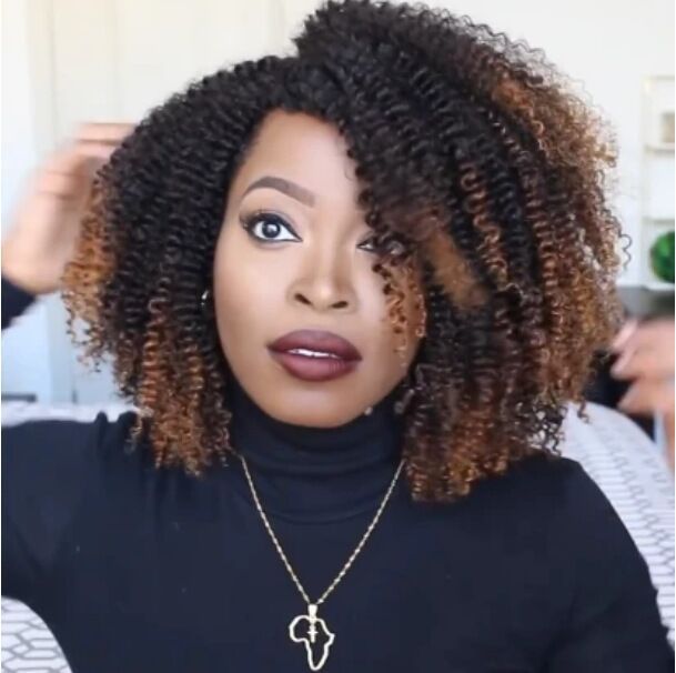 Short Curly Explosion Head Small Curly Wig