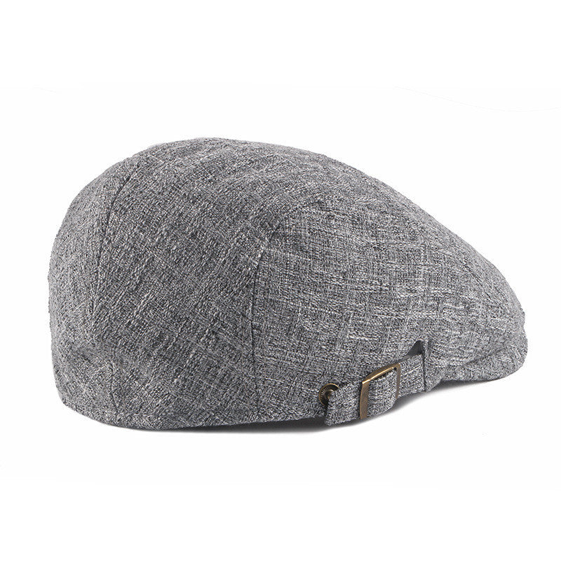 Men's British Retro Breathable Simple Light Board Hat