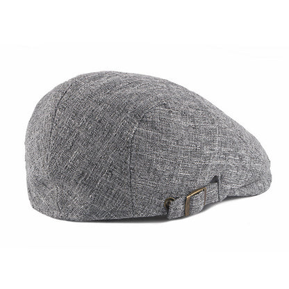 Men's British Retro Breathable Simple Light Board Hat