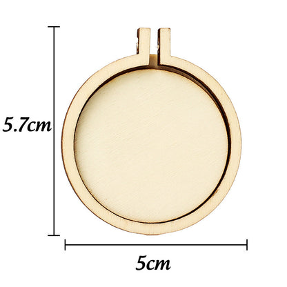 Wooden Mini Embroidery Frame Ornament