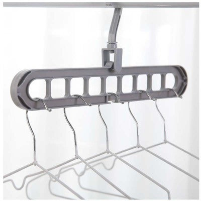 9-hole Space Saving Clothes Hanger Organizer