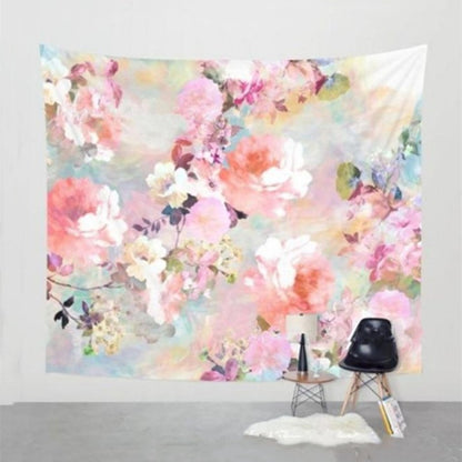 Love Of A Flower Wall Tapestry Wall Hanging Wall Decor Bedspread Blanket Curtain