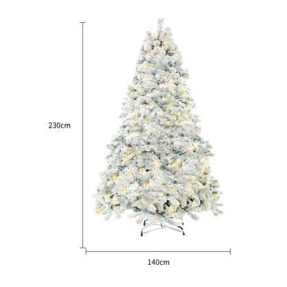 PVC Snow Christmas Tree Decor