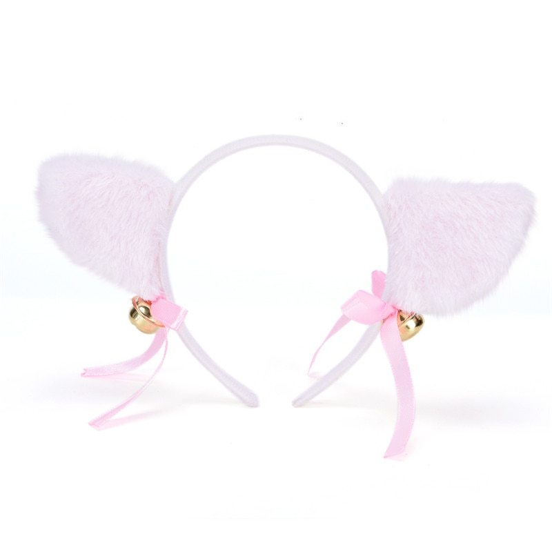 Plush Cat Ears Headband Anime Cosplay Hairpin