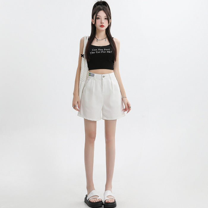 Summer Ultra-thin Tencel Lyocell Denim Shorts