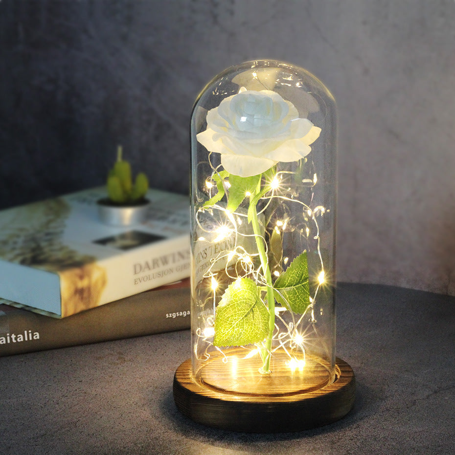Enchanted Forever Rose LED Christmas Decor
