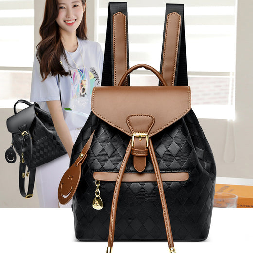 Female Backpack Casual Multifunction Women Leather Backpack Shoulder School Travel Back Pack