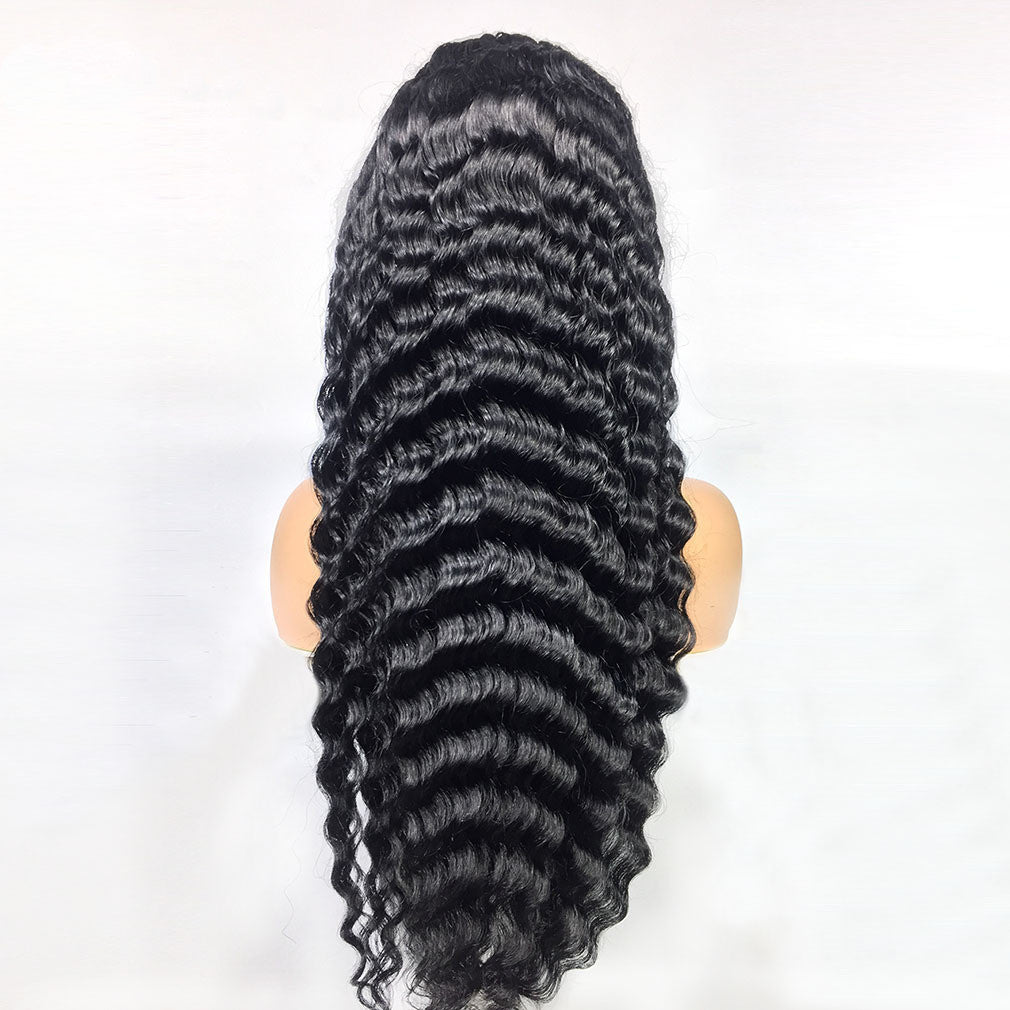 28-30" Deep Wave Lace Frontal Wigs 13x4