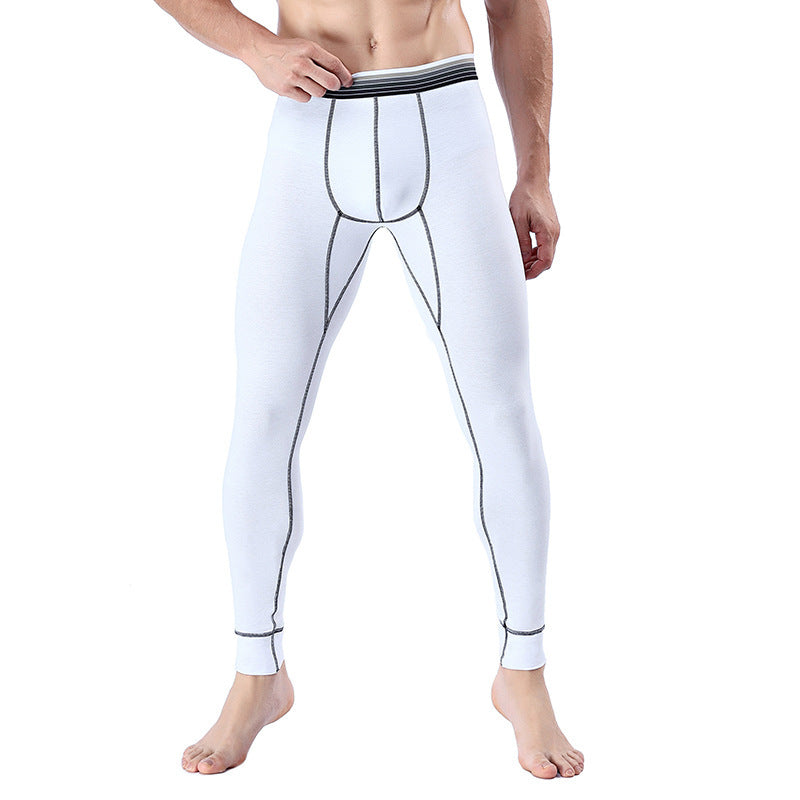 Men's Cropped Cotton Warm Long Johns