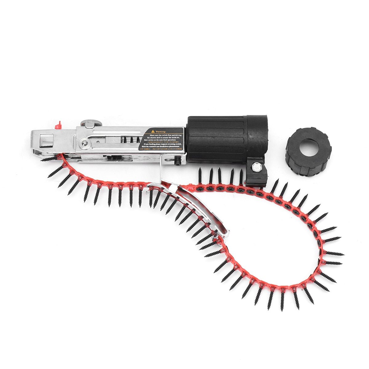 Automatic Chain Nail Gun Adapter for Drill