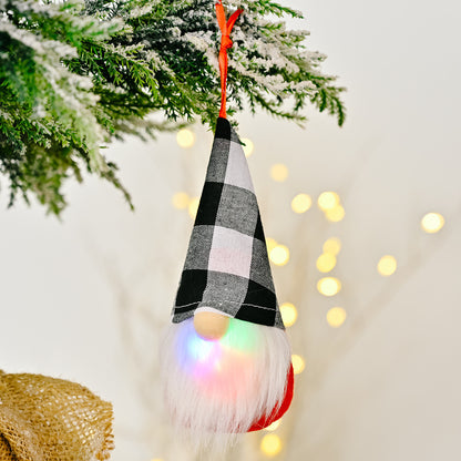 Christmas Knitted Pendant Decoration with Lights