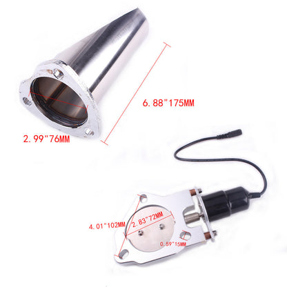 Remote-Controlled Exhaust Tip – Half Controller Set