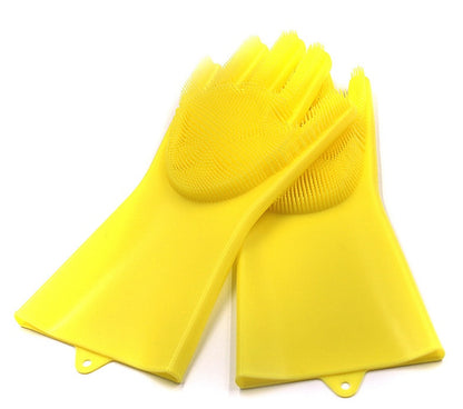 Silicone Heat-Resistant Scrubbing Gloves