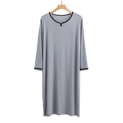 Long Soft Draping Bathrobe Men's Pajamas
