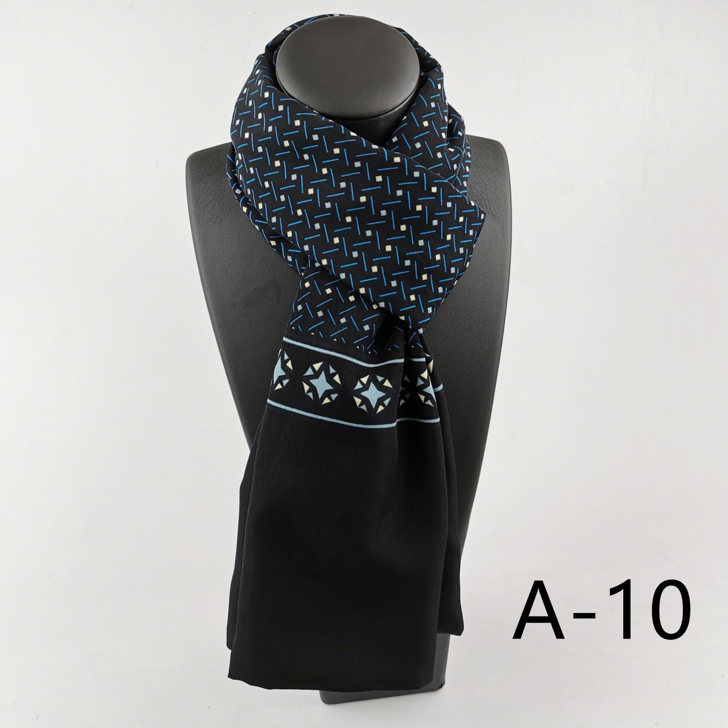 Men's Double Layer Cashmere Washed Warm Scarf