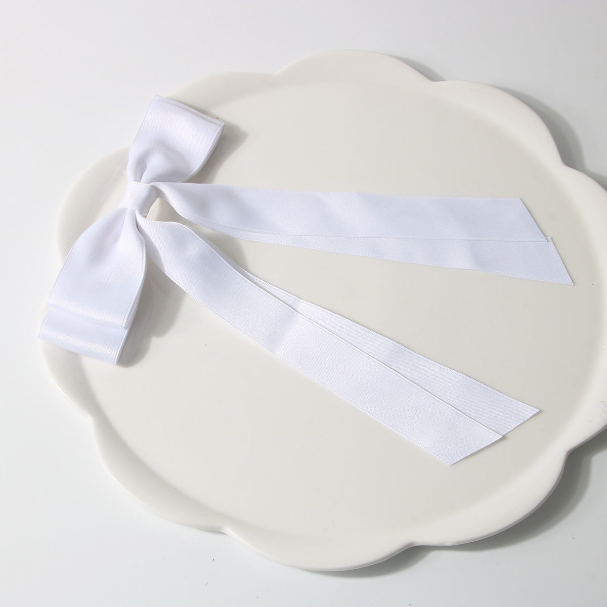 Sweet Double Ribbon Hairpin - Long Bow Clip
