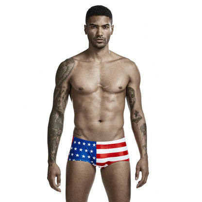 Men's Flag Design Swimming Trunks