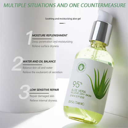 Aloe Gel Moisturizing Lotion Facial Cream Skin Care