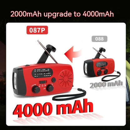 Solar Powered Portable Emergency Radio
