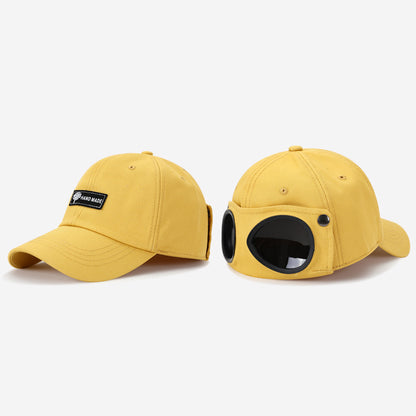 Men's Korean Style Trendy Sunglasses Pilot Hat